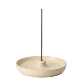 Incense Burner, Incense Burner, Ceramic Simple, Incense Holder, Incense Plate, Japanese Style, Stylish, Home Use, Meditation, Relaxing, Healing Goods (White)