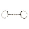 JP Korsteel Stainless Steel Oval Link Eggbutt Snaffle Bit, 5"