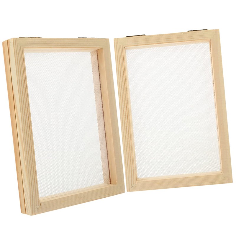 Abaodam 10 Pcs Paper Frame Paper Making Mould Frame Paper