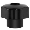 Socialme-eu Universal Black Plastic Star Shape Head Clamping Nuts Knob