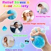 Yeefunjoy Raindrop Stress Balls, Squishy Sensory Fidget Toy Glitter Raindrop