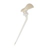 American Standard Trip Lever, Toilet, Plastic, Bone