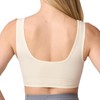 Coobie Seamless Comfort Bra,Ivory,Medium