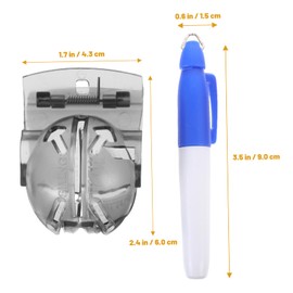 Mipcase Golf Training Tool Golf Ball Markers Marking Pen Outdoor Golfing Ball Stencils Alignment Stencil