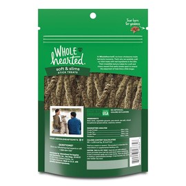 WholeHearted Grain Free Soft and Chewy Lamb Recipe Dog Stick Treats, 6 oz.