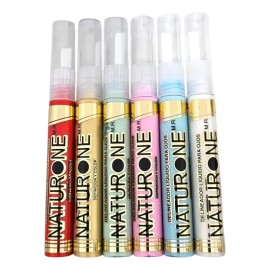 Kit 6 Delineadores De Ojos Naturone Larga Duración Pastel Colores Pastel Mate