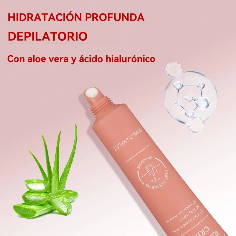 Crema Depilatoria Corporal Para Mujeres Suave Y No Irritante