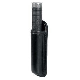 Molded Expandable Baton Holder Holds 16-Inch or 21-Inch Expandable Baton (Black Plain Artificial Leather)