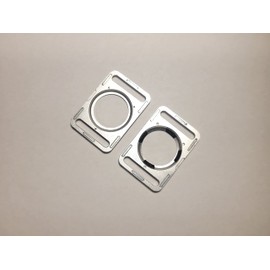 Aluminum 2 Piece Airtag Case (Silver)