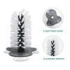 MHLLGN 2 Pack Turtle Brush Each with 3 Suction Cups