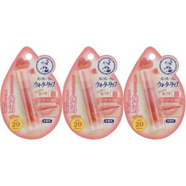 Mentholatum Water Lip Peach Gold 4.5g Set of 3