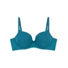 Triumph Women's Body Makeup Patchwork Wp Ex Bra, Blue Coral