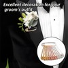 12Pcs Rhinestone Safety Pins 3 Colors Rhinestone Brooch Decorative Brooch