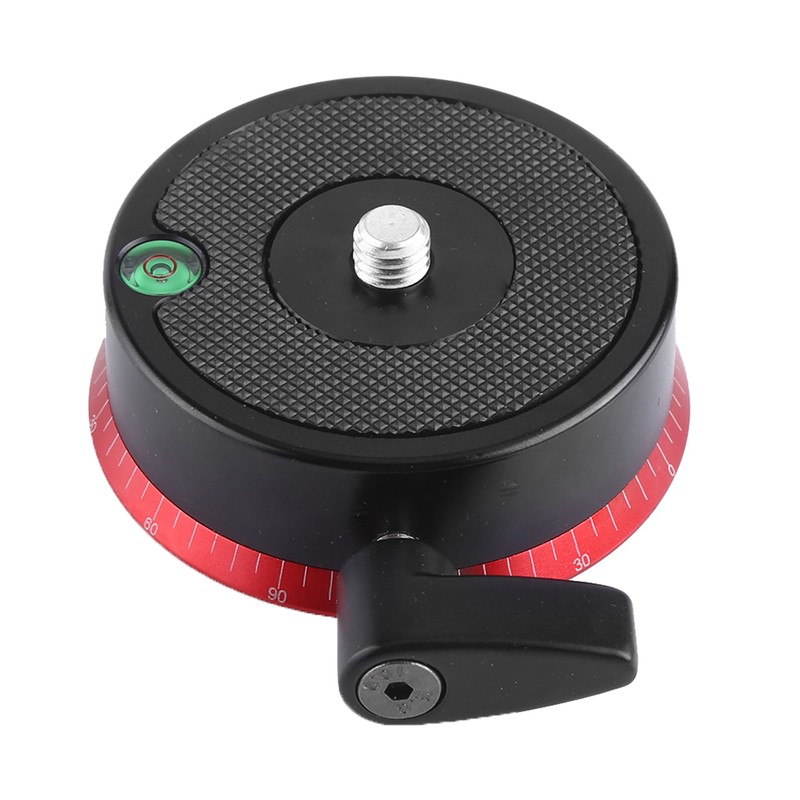 Aluminum Alloy Panorama Ball Tripod Head With Bubble Level and