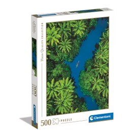 Clementoni - Puzzle 500 Pieces - Tropical Aerial View - 36 X 49 cm - from 12 Years of Age to Adult - 35520