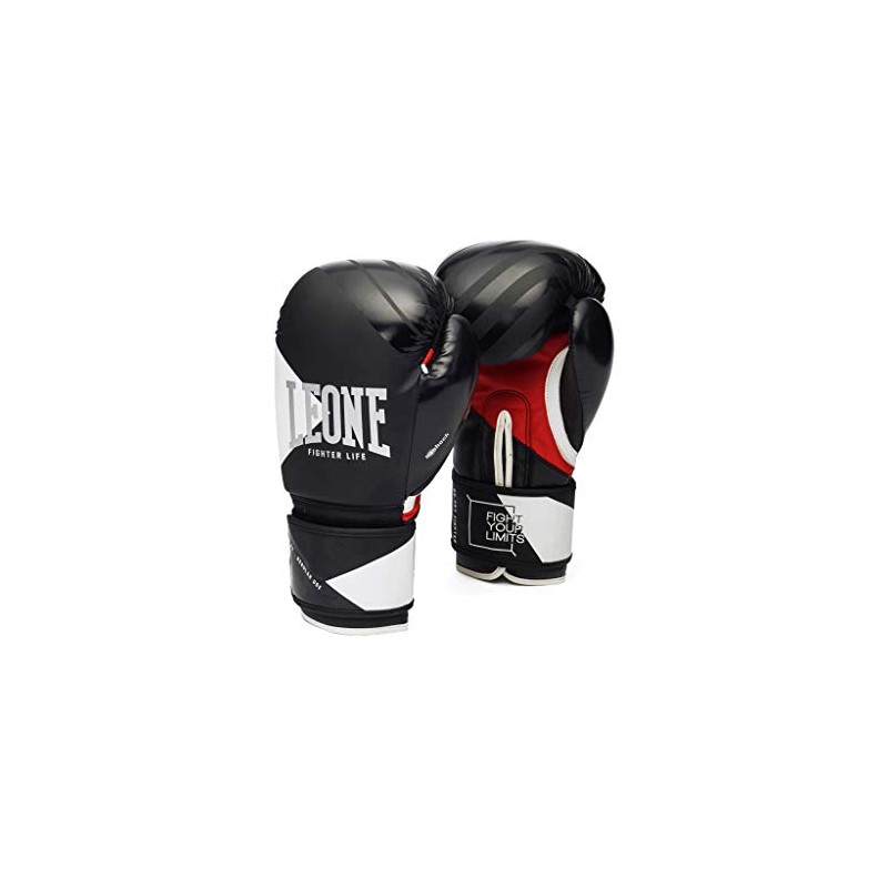 LEONE 1947 Fighter Life Handschuhe, Unisex - Erwachsene, Schwarz, 12OZ