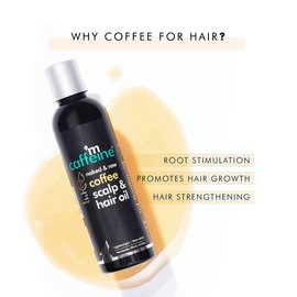 Generic Coffee Scalp & Hair Oil for Boosting Hair Growth | With Redensyl and Argan Oil | Lightweight & Non Sticky | Strengthens Hair and Nourishes Scalp | SLS Free (200ml)