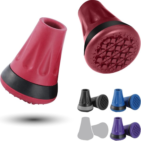 Rehand Cane Tips, Colorful All Terrain Tip for Cane &