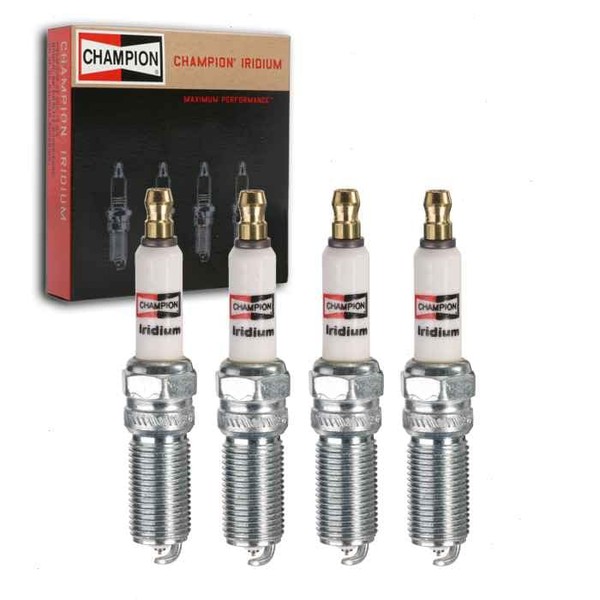 4 pc Champion Iridium Spark Plugs compatible with Buick Regal
