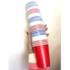 Beautiful Balloons Paper Party Cups x 35 Red White and