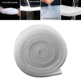 Flameer Aquarium Pond Filter Pad Filter Media Cotton Foam Wadding Wool Fish Tank Sponge for Aquariums Prefilter - 1m Long x 8cm Wide
