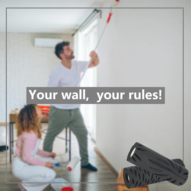 9" Drywall Texture Roller - Professional Drywall Pattern Roller for