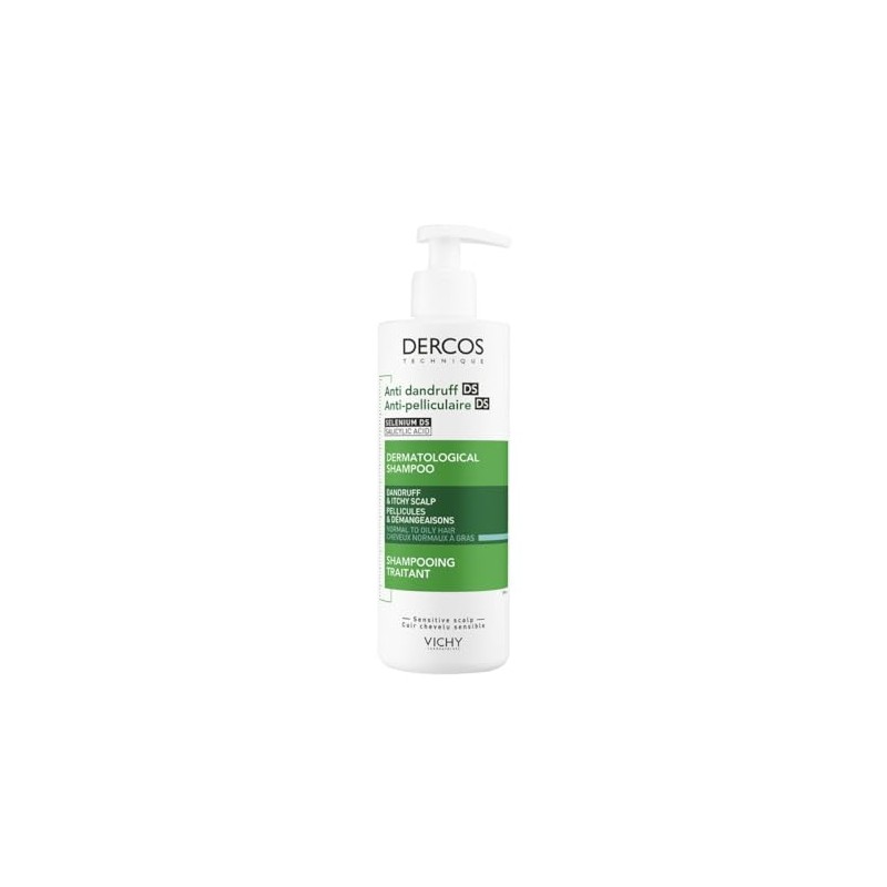 Vichy Dercos Shampoo Dermatológico Anti-Caspa Cabello Normal a Graso 390ml
