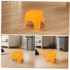 LIFKOME 2pcs Compact Plastic Foot Stool for Toilet Training Shower