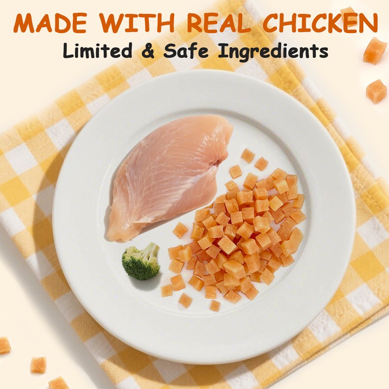 PETPURO Chicken Training Bites for Dogs – Soft Texture, 10.6oz