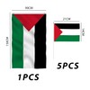 1 Palestinian Flag (90 x 150 cm), 5 Hand Waving