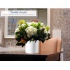 Royal Imports Flower Acrylic Vases Cylinders - Decorative Centerpiece Display