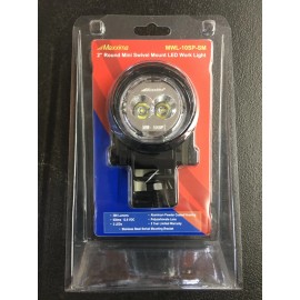 MAXXIMA  MWL-10SP-SM ROUND MINI SWIVEL 2 LED WORK LIGHT / BACK UP 300 LUMENS