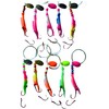 KOKOPROS Kokanee Fishing Shrimp 10 Pack - Multicolor Spinner Blades,