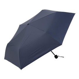 LIEBEN-0741 Folding Parasol Cool Plus UV Thermal Shielding Mini Umbrella, Plain, Women's, 21.7 inches (55 cm) x 6 Ribs, 100% Light Blocking, Fabric Uses 100% UV Protection, 1st Grade Light Shielding