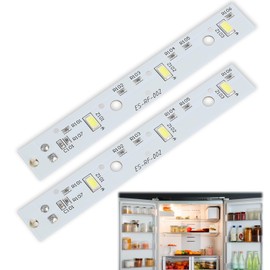 New Upgraded WR55X26671 LED Light Board for GE Refrigerator Freezer, Super Bright 7500K White, Waterproof, Energy-Efficient Replacement for PS11767930 AP6035586 4468532 EAP11767930, 2-Pack