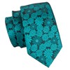 Hi-Tie Men Tie Set Silk Necktie with Pocket Square Cufflinks