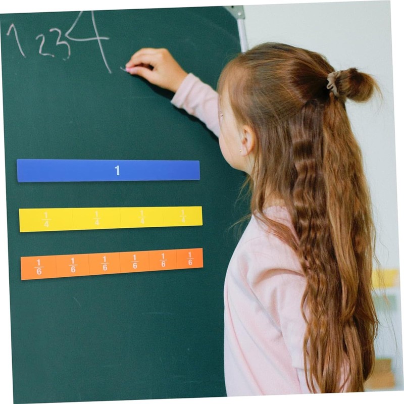 Addein 1 Set of Maths Manipulatives, Colorful Fractions resources for