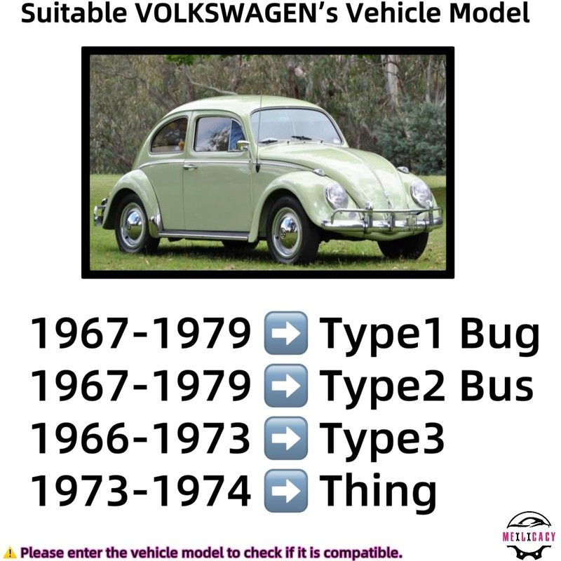 MEILICACY Back-Up Reverse Light Switch Fits for VW Volkswagen Beetle