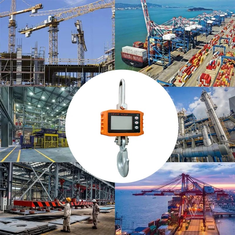 1 Ton / 2200 Lbs Heavy Duty Portable Digital Crane