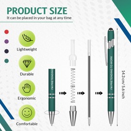 Nezyo 5 Pack Funny Pen for Colleague Rude Pen Set Ballpoint Pens Stationery Retractable Office Workplace Desk Birthday Party Accessories Leaving Gift for Adults