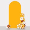 AIBIIN 1 x 7ft Yellow Arch Backdrop Round Top Arch