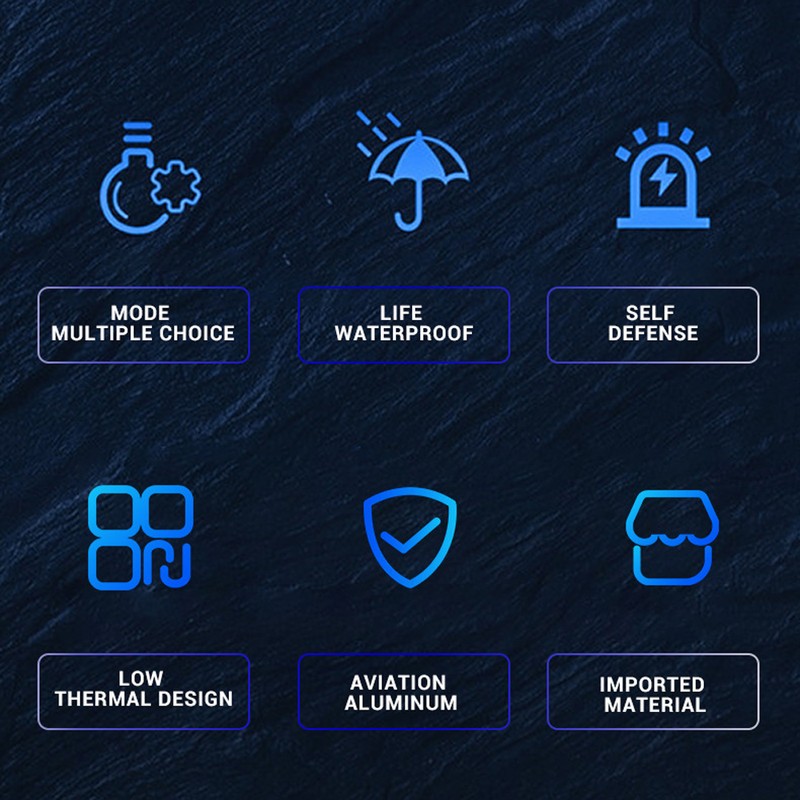 Dual Light Source Flashlight Portable High Brightness Light Outdoor Telescopic