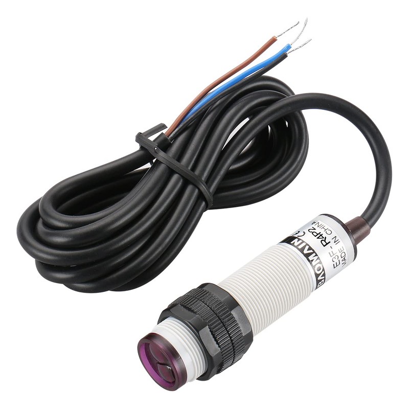 Baomain Photoelectric Sensor E3F-R4P2 Retroreflective Optical Sensor Switch DC 10-30V