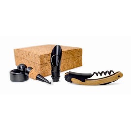 Vin Bouquet Fi 508 Set Vino cavatappi versatore Tappo e Anello antigoccia Accessori apribottiglie conservazione Regalo