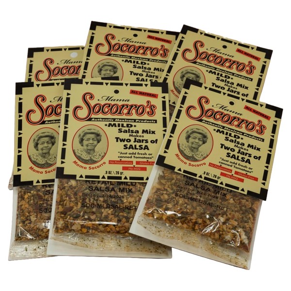 Mama Socorro’s Mild Salsa Seasoning Mix – All Natural, Gluten-Free,