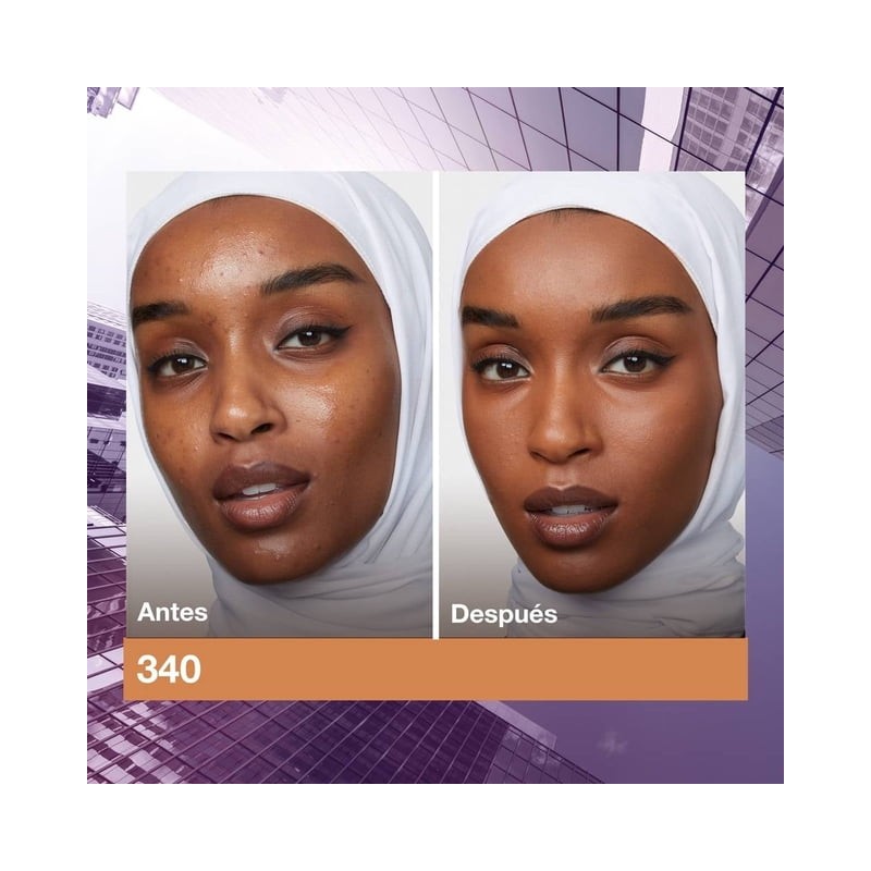 Base de maquillaje Maybelline Superstay Lumi Matte tono 340, 40