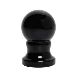 SEIWEI Flagpole End Piece Ball Head Plastic Black Flag Poles Pot Holder Replacement Accessories