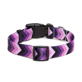 Suredoo Dog Collar, Adjustable, Soft and Comfortable, Nylon, for Small / Medium / Large Dogs, Puppies, Cats (M, Arrow)