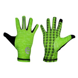 eGlove Run - Lightweight Technical Running Gloves - Touchscreen Friendly - Men and Women - Updated A/W 2022/23 Models (Green, X-Small)