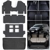 LJWAITO Floor Mats & Cargo Liners for 2011-2017 Honda Odyssey